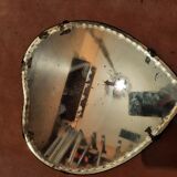Beveled crystal mirror