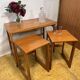 Retro vintage mid-century teak coffee table, 1960s. Tristor Danish Design