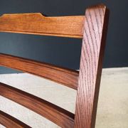 Rustic Oak & Rush Armchair, France, 1930s