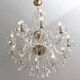 Maria Theresa Mid-Century Modern Italian 15-Light Crystal Chandelier, 1950s