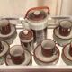 Tea service in sandstone 6 cups