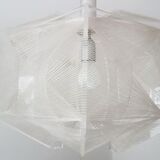 Sompex pendant lamp of perspex made by Paul Secon