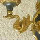 Pair of “Aux Cygnes” wall lights by Lucien Gau in Paris