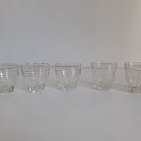 Glasses with gilding