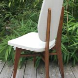 4 chaises en teck design 1960