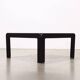 Vintage lacquered wooden coffee table, Italy, 1970s-1980s.