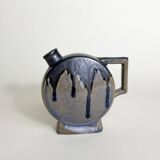 Paire de Petits Vases Verseuses Art Déco en Grès Émaillé