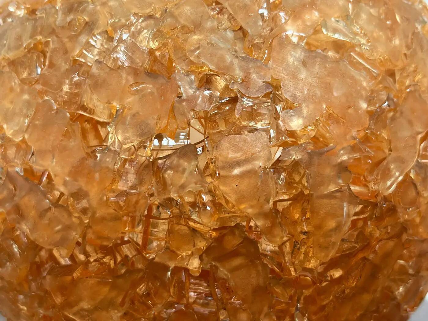 Paire de lampes de table en plastique design Space Age, années 1970.