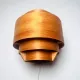 Pine Veneer Curved Wall Lamp By Hans-Agne Jakobsson For Ab Ellysett, Sweden, 1960S