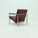 Fauteuil réglable en cuir design hollandais 1960