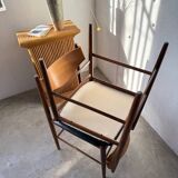 Set of 4 Italian chairs by Gianfranco Frattini.