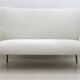 After Gio Ponti Mid-Century Modern Italian Velvet Small Sofa, 1950s