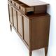 High-Quality Walnut Cabinet in the Style of Paolo Buffa, Italy