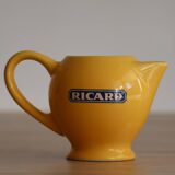 Small Ricard pot pitcher in yellow ceramic