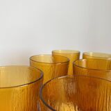 Suite 6 glasses amber vintage glasses