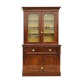 Vitrine formant secrétaire
