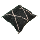 Coussin berbère Béni Ouarain noir
