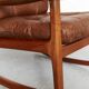 Mid-Century Senator Rocking Chair by Ole Wanscher for CADO