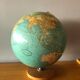 Vintage globe globe map