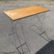 Office chrome trestles and magnifying glass tray
