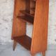 Vintage wooden furniture, Roger Landault shelf for ABC, 1950s.