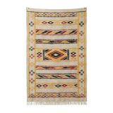 Small Moroccan kilim rug 65x100 cm