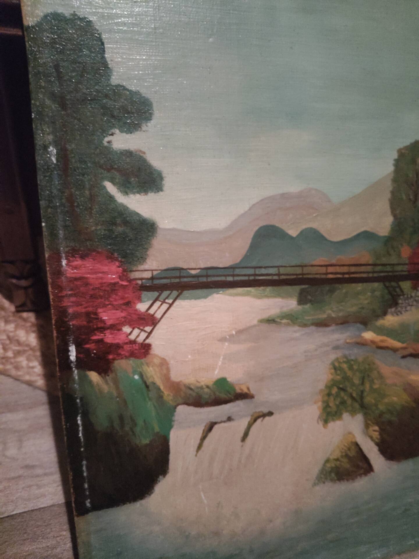 Oil on canvas board signed G. Vedel, 1958