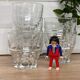 6 verres à eau vintage sérigraphiés