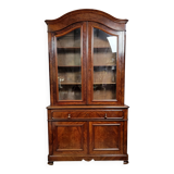 Louis Philippe period mahogany library and secretary cabinet