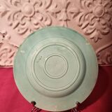 5 old Salins barbotine dessert plates
