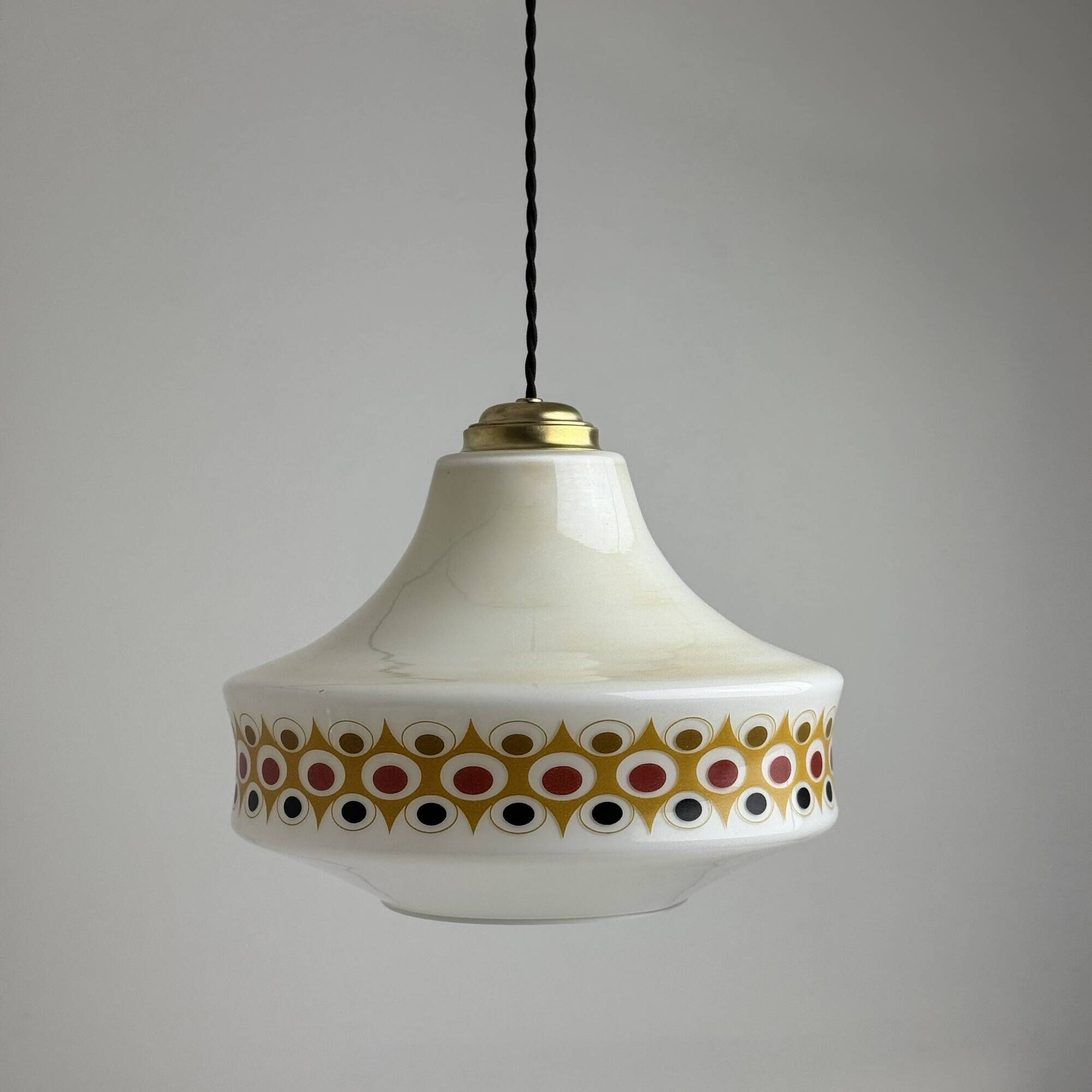 Vintage space-age suspension lighting 1960