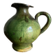 Provence 1950 jar in green glazed earthenware