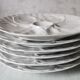 Ensemble de 6 assiettes Pillivuyt porcelaine blanche