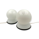 Sergio Asti, Set of 2 "Scafandro" Table Lamps, Candle, Italy 1970s