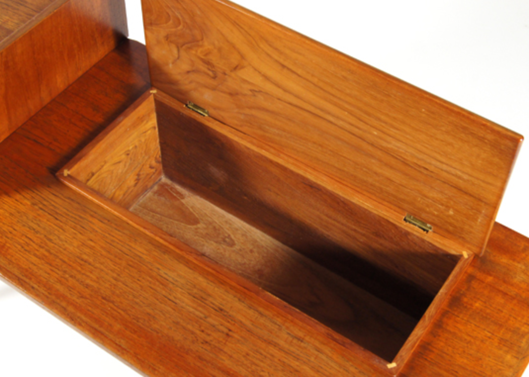 Danish vintage teak and oak desk