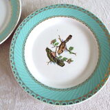 4 bird dessert plates