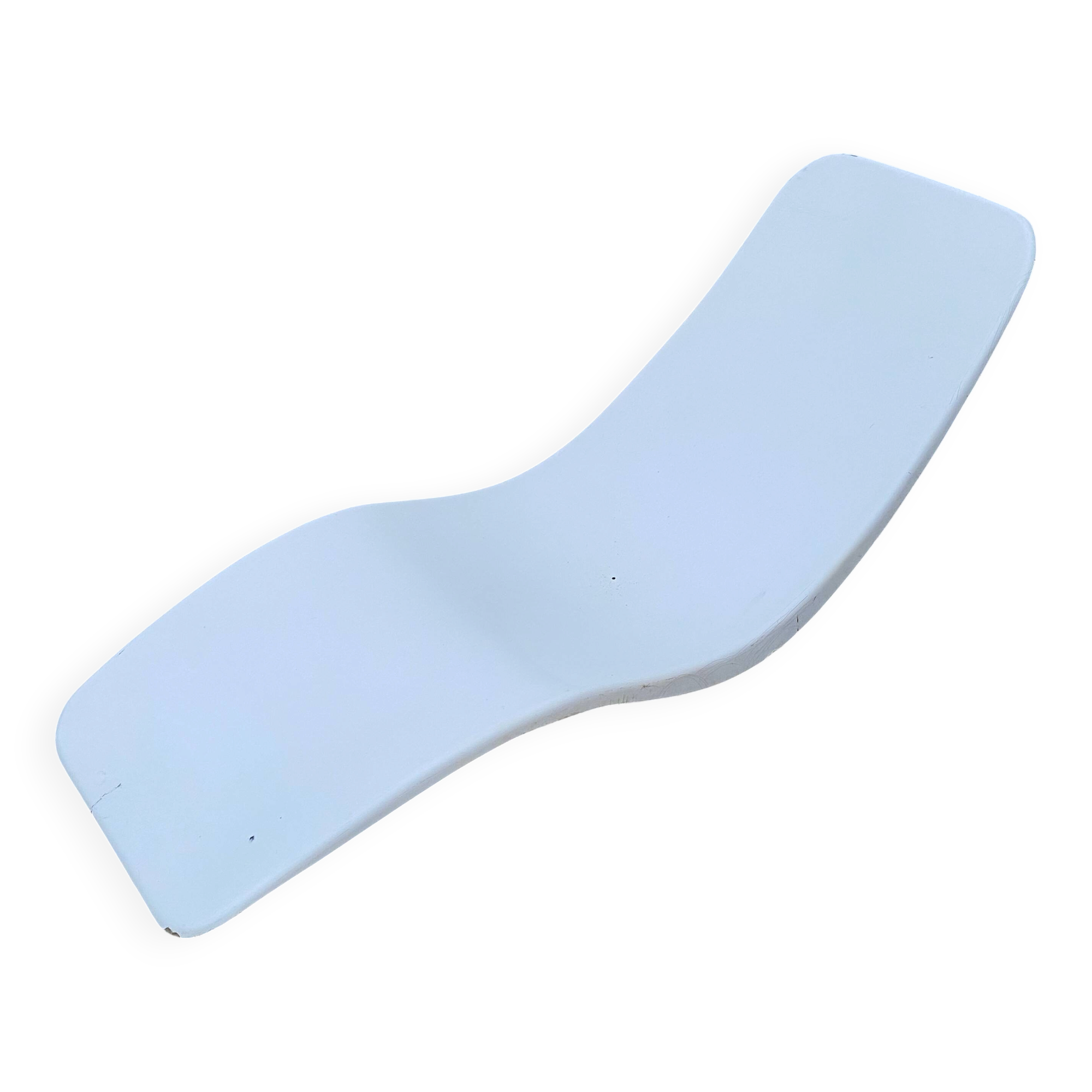 Vintage 1970s Zublena sun lounger pool deck chair seat.