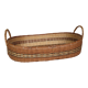 Oval basket with handles