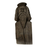 Sculpture en bois d’Elie Traskine représentant Raspoutine