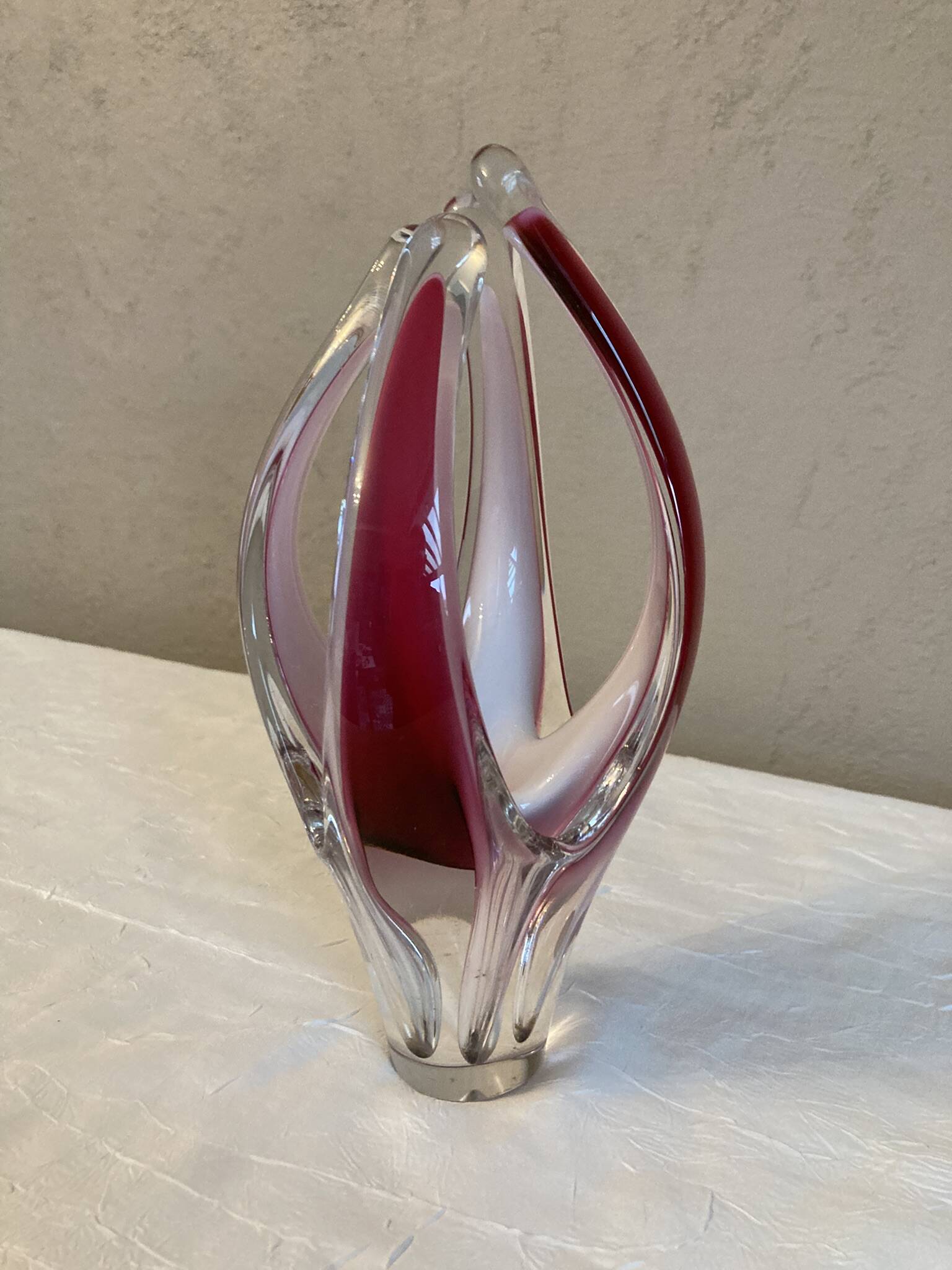 Paul Kedelv (1917-1990), Designer glass sculpture for Flygsfors, 1958