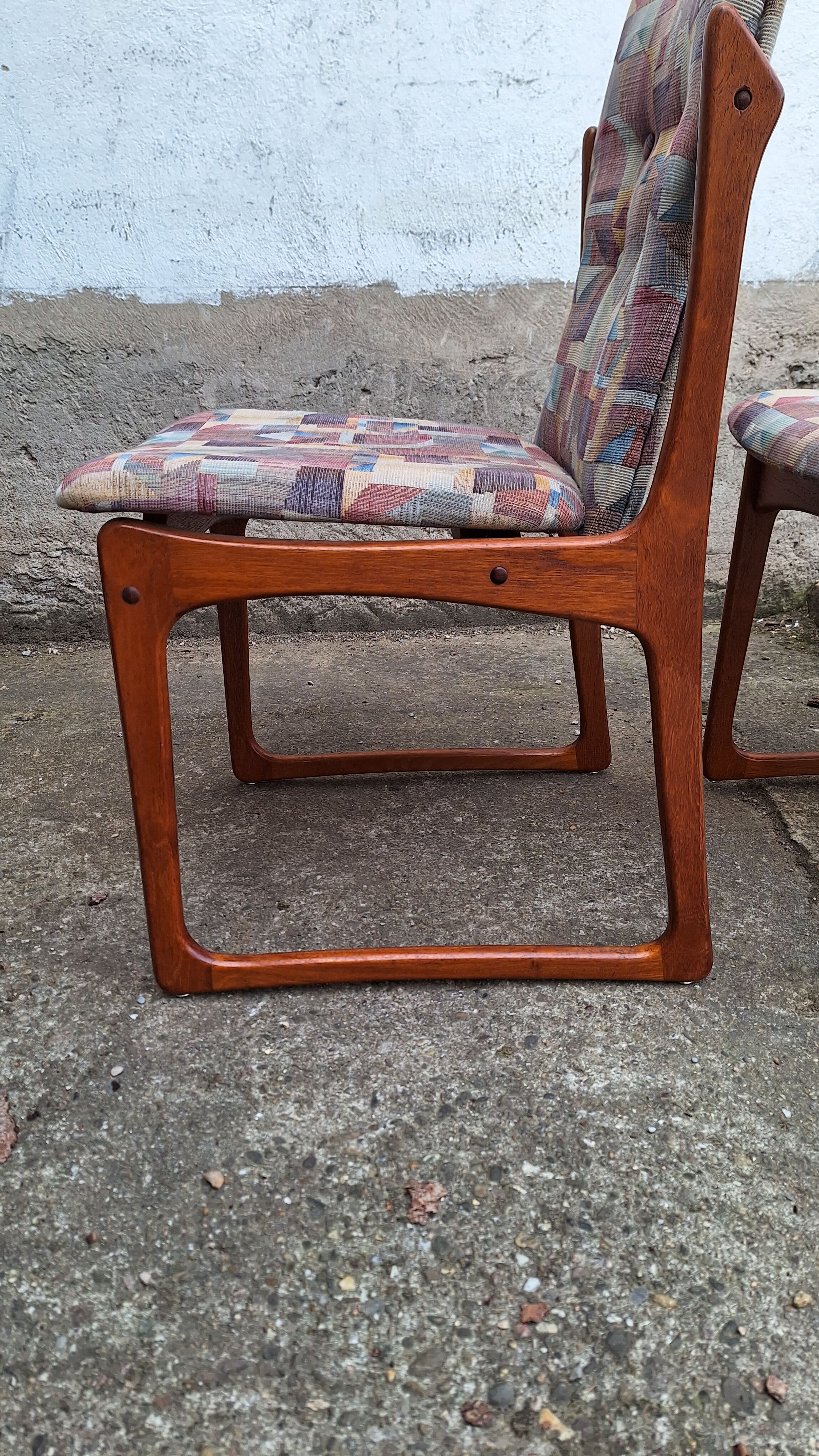 Set of Vandrup Stolefabrik Scandinavian chairs