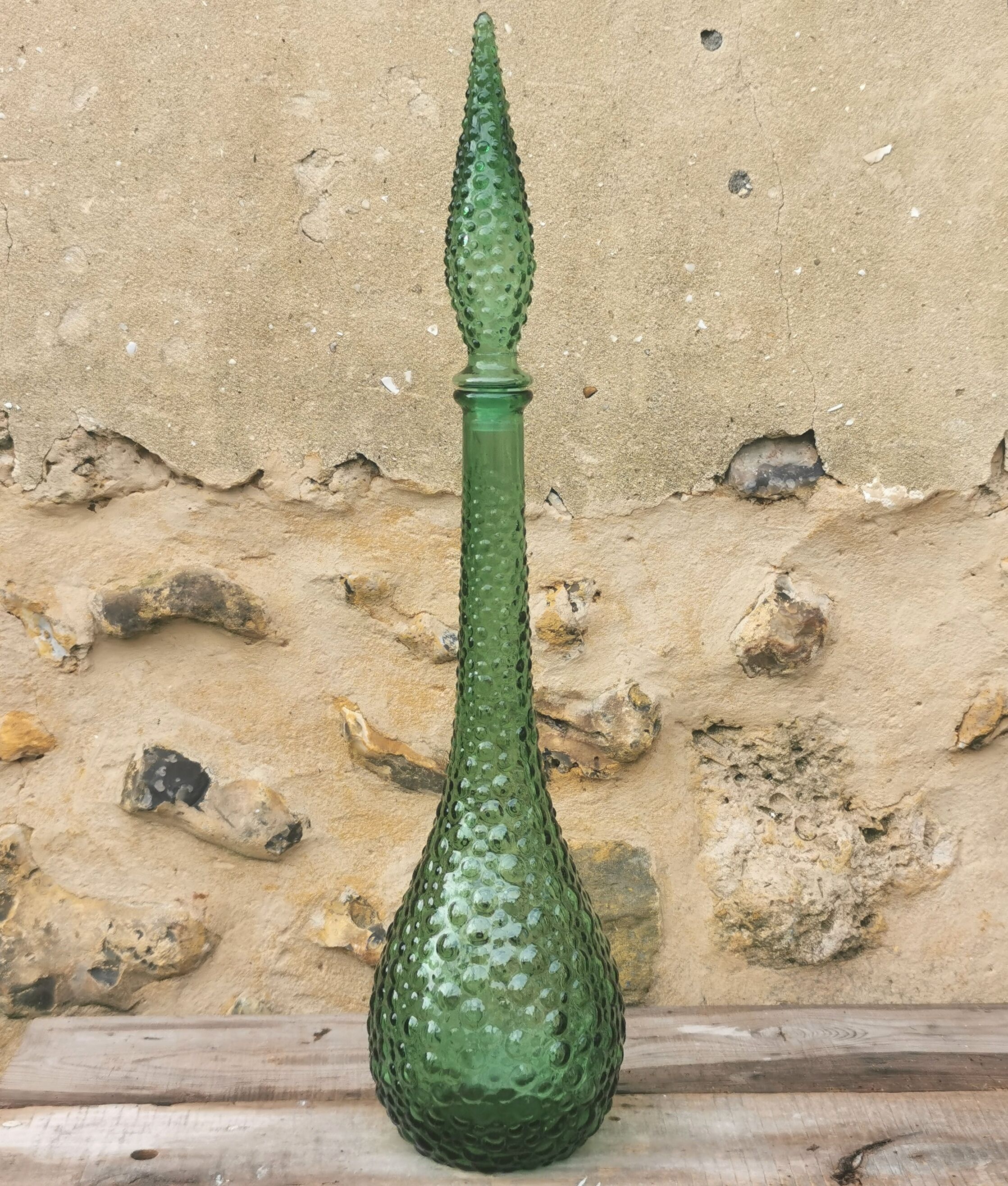 Green Italian bottle