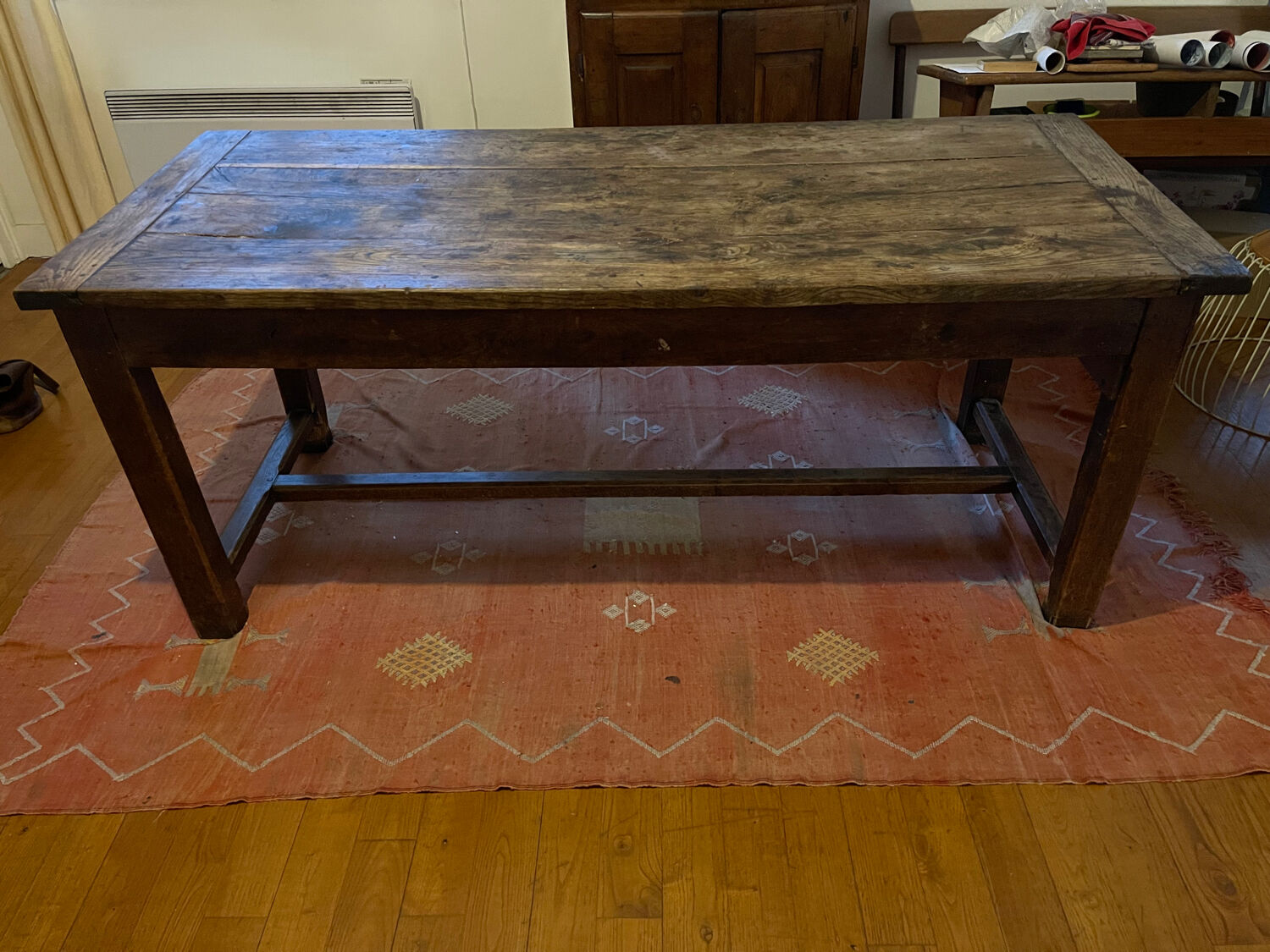 Old farmhouse table