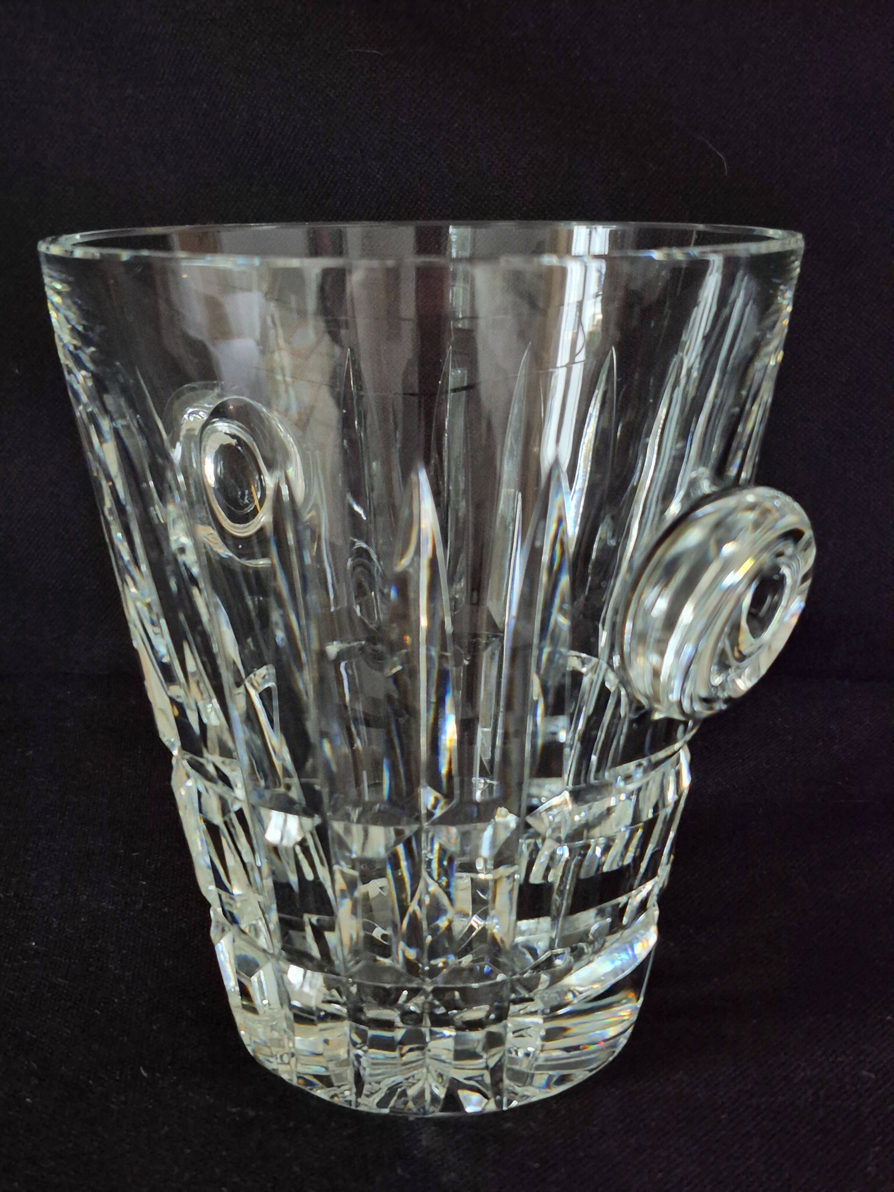 Saint Louis Manhattan A558 crystal ice bucket