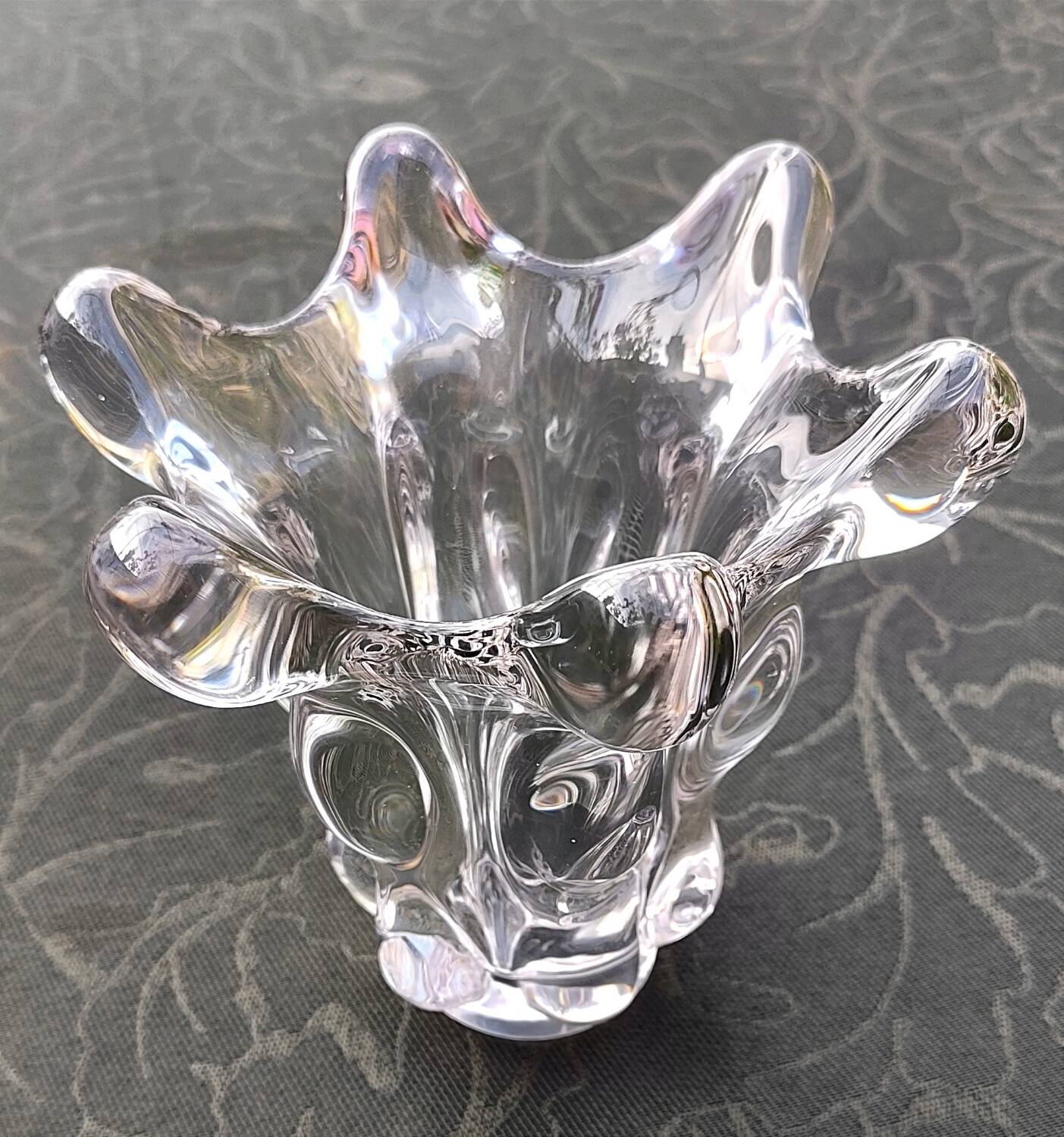 Crystal vase called giraffe head