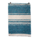 Handwoven recycled cotton rug - 40 x 60 cm