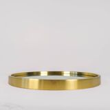 Modern brass mirror from the mid-century by Glasmäster in Markaryd, Sweden, 1960s.