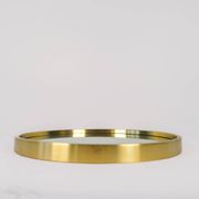 Modern brass mirror from the mid-century by Glasmäster in Markaryd, Sweden, 1960s.