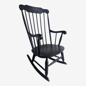 Black rocking chair Stol Kamnik