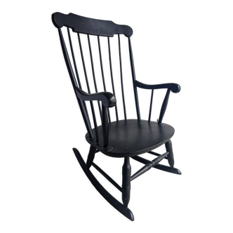 Rocking-chair noir Stol Kamnik